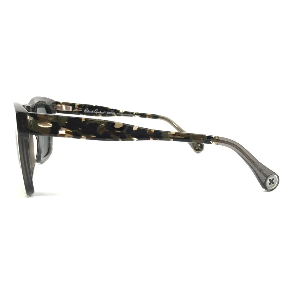 Robert Graham Sunglasses CALVIN GRY Gray Square Frames w/ Gray Polarized Lenses